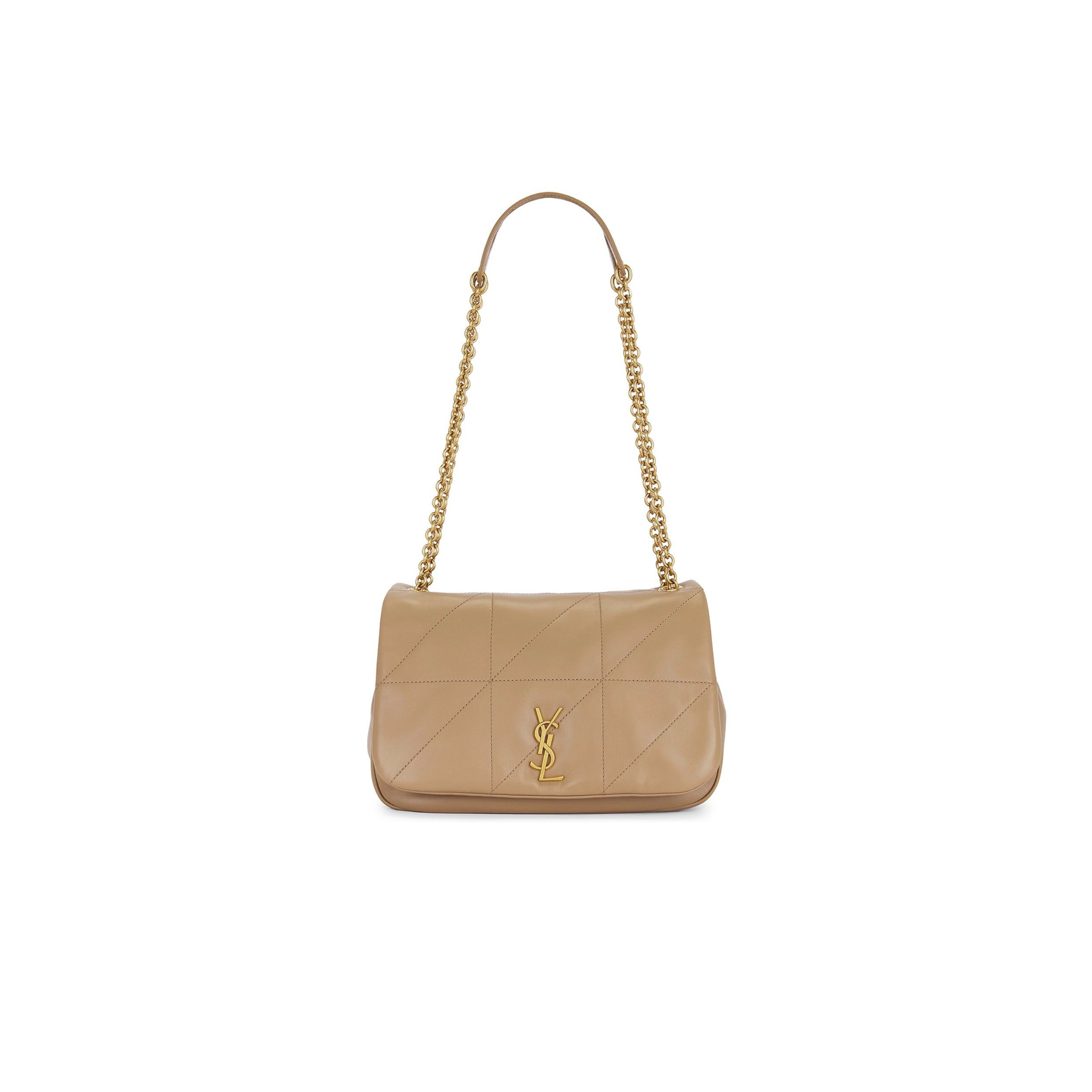YSL JAMIE 4.3 SMALL LEATHER SHOULDER BAG 763475AAB322872 (25*16*9cm)